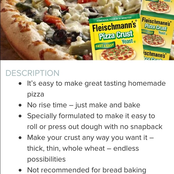 Fleischmann's Pizza Crust Yeast - Picture 3 of 3